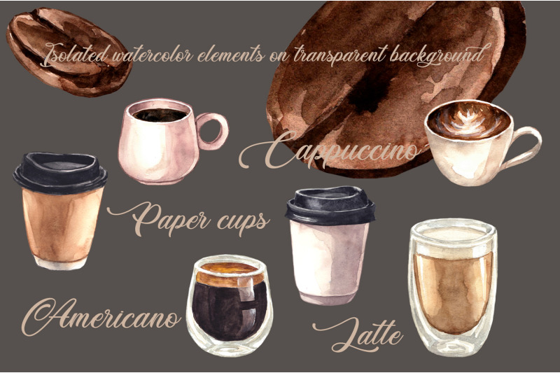 coffee-amp-bakery-clipart-set