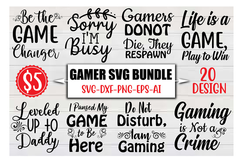 gamer-svg-bundle