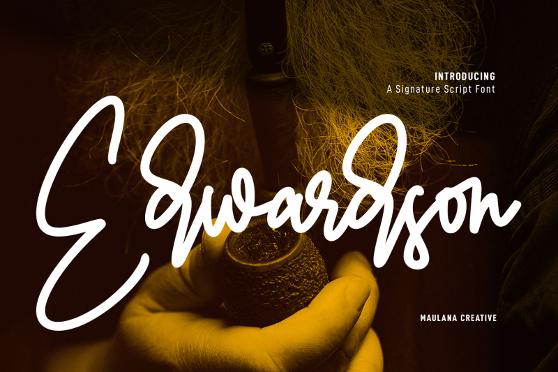 edwardson-signature-script-font