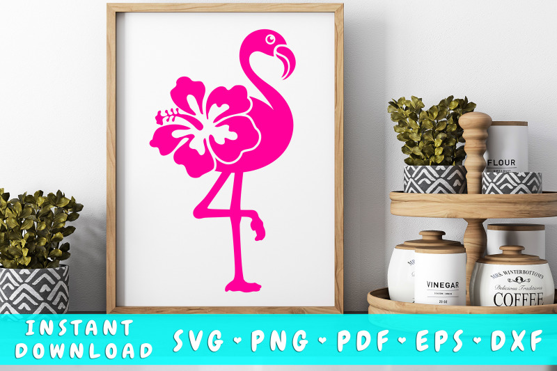 flamingo-hibiscus-svg