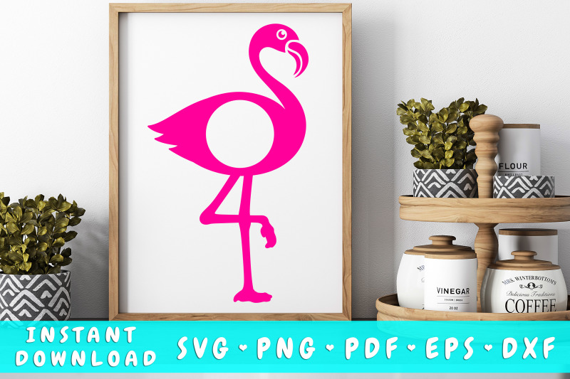 flamingo-monogram-circle-svg