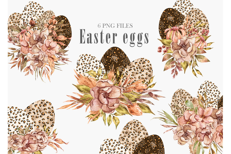 watercolor-easter-leopard-floral-eggs-clipart-6-png-files