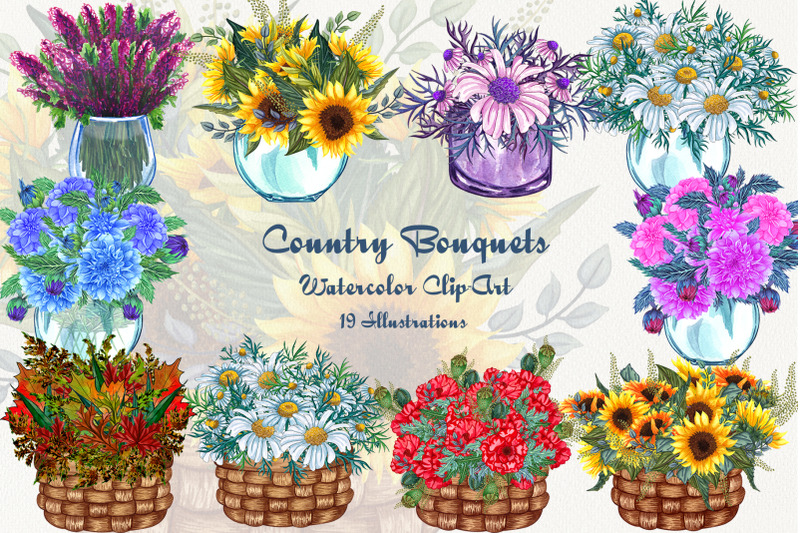 country-flowers