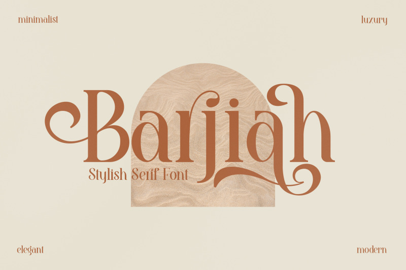 barjiah-typeface