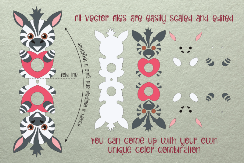 zebra-valentine-lollipop-holder-svg