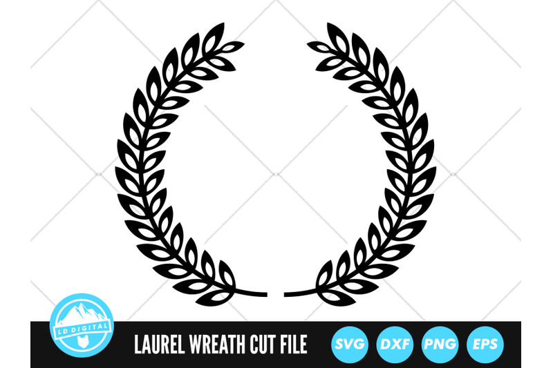 laurel-wreath-svg-floral-frame-cut-file-circle-leaf-svg