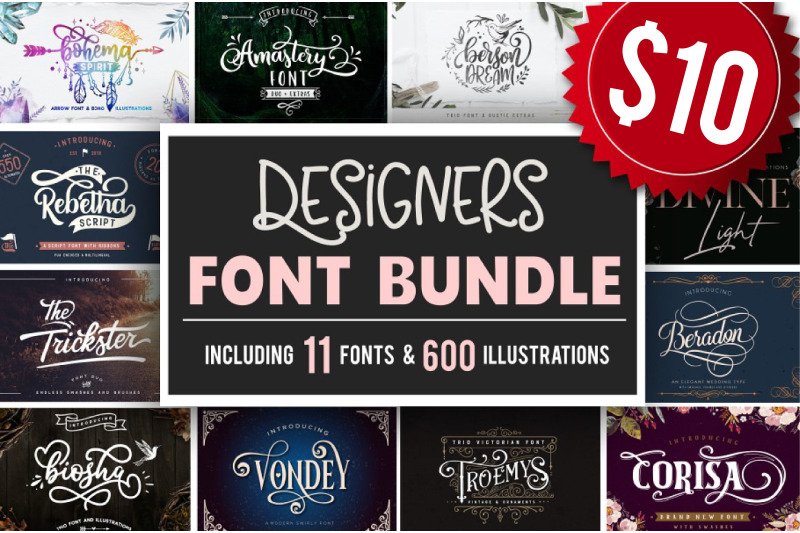 designers-font-bundle-11-fonts