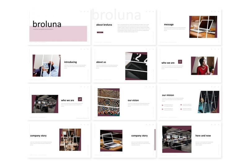 broluna-google-slide-template
