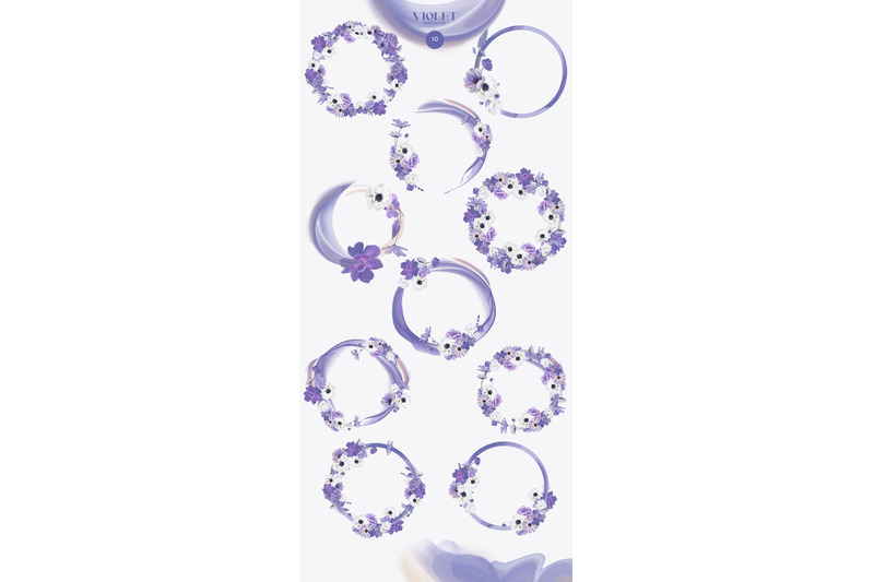 violet-tenderness-floral-set