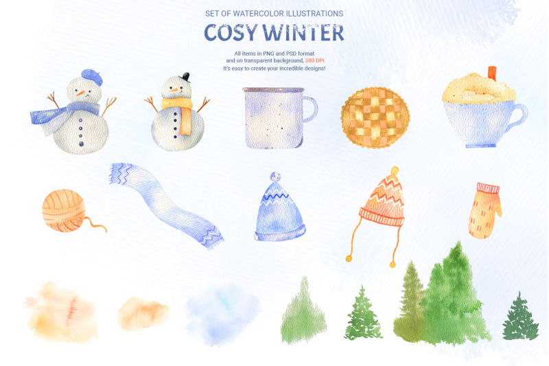 new-year-set-of-watercolor-compositions-and-elements