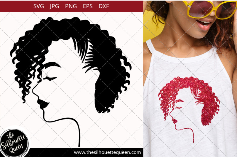 afro-woman-svg-with-side-swept-curly-pixie-with-cornrows-braided