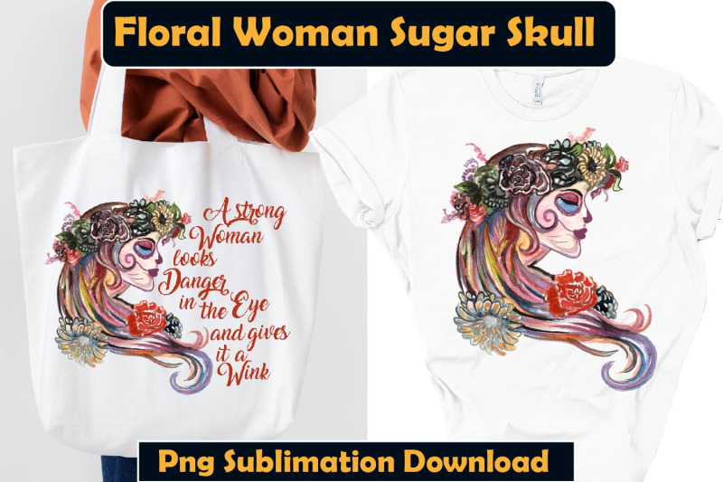 woman-floral-sugar-skull-sugar-skull-sublimation-design