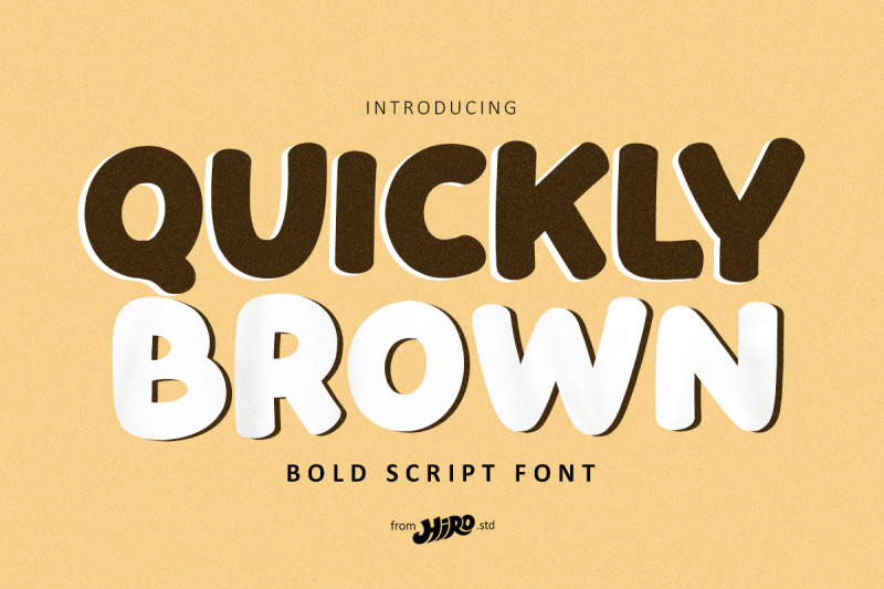 quickly-brown-bold-script-font