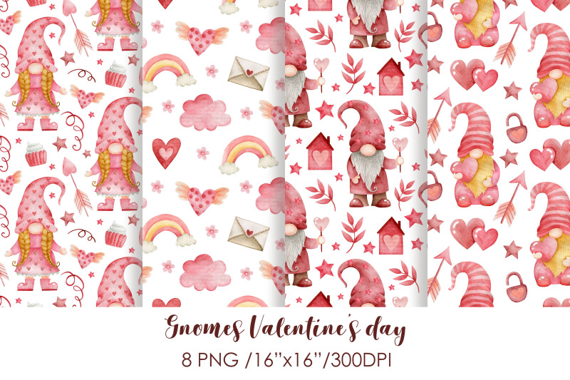 watercolor-gnomes-valentine-039-s-day-seamless-patterns