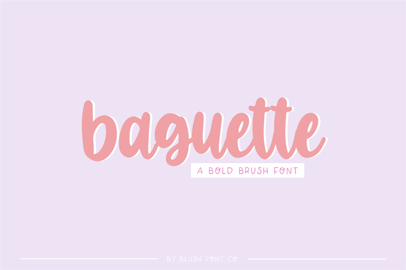 baguette-brush-script-font