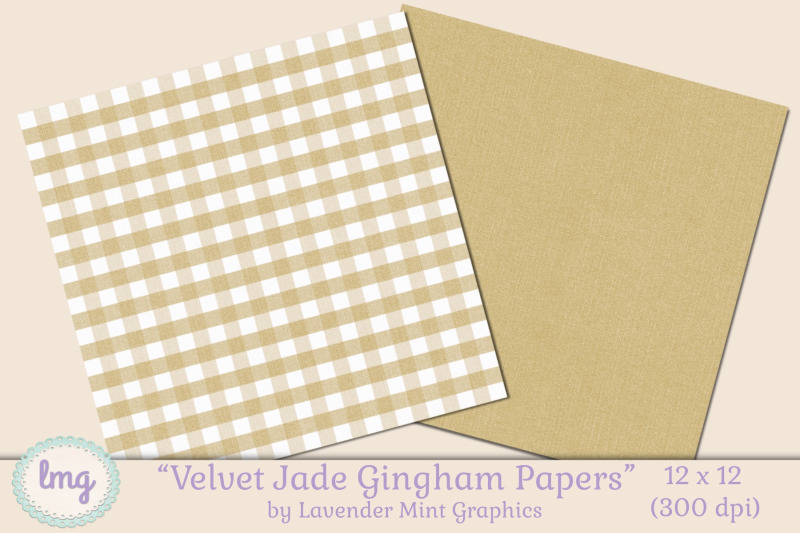 velvet-jade-gingham-papers