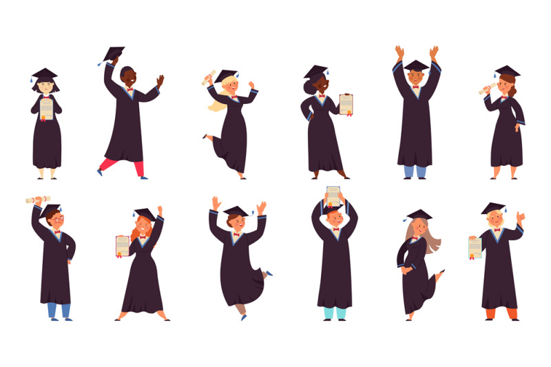 graduate-characters-cartoon-graduation-boy-academic-kids-with-diplom