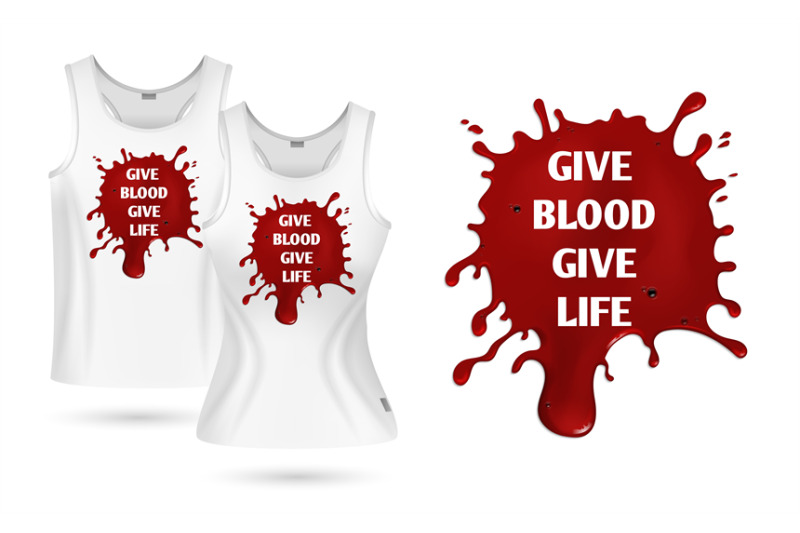 blood-donation-t-shirt-design-medical-print-realistic-bloods-blots-o