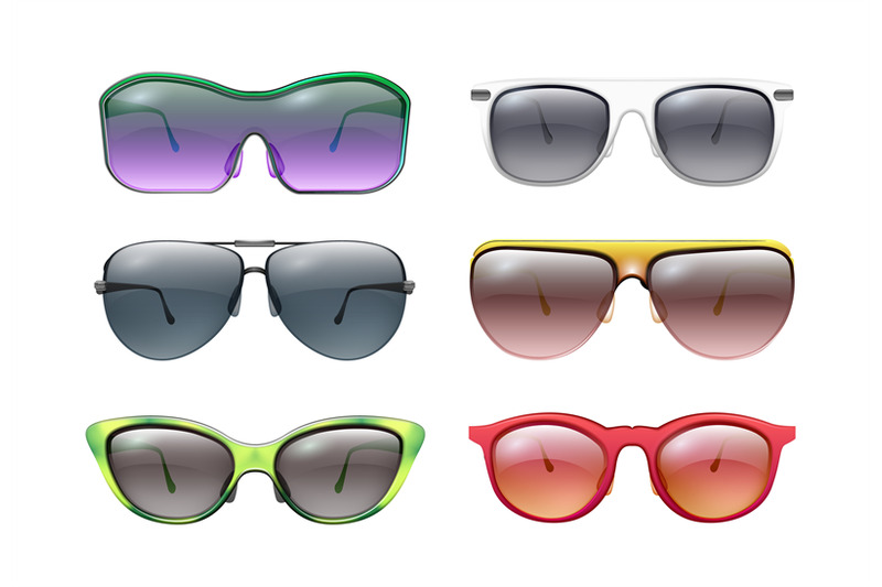 isolated-sunglasses-colorful-sunglass-realistic-bright-frames-plast