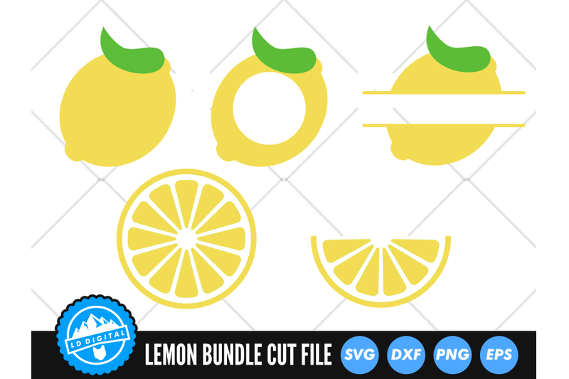 lemon-bundle-svg-kawaii-fruit-cut-file-lemon-monogram