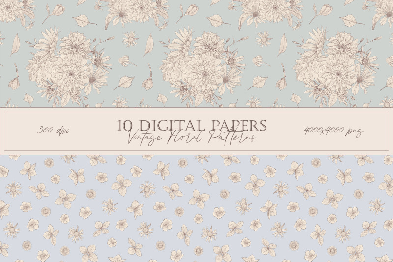 vintage-valentine-floral-seamless-patterns-digital-papers-png