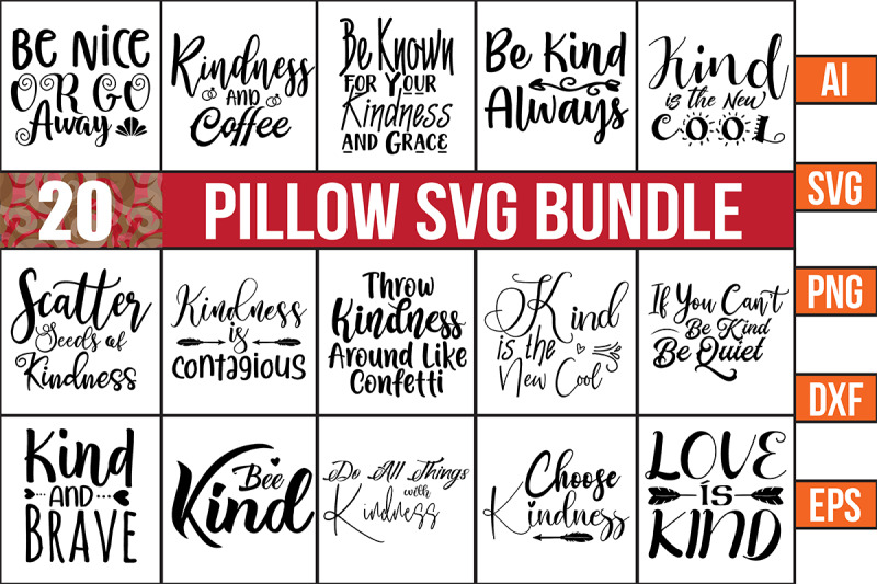 pillow-svg-bundle