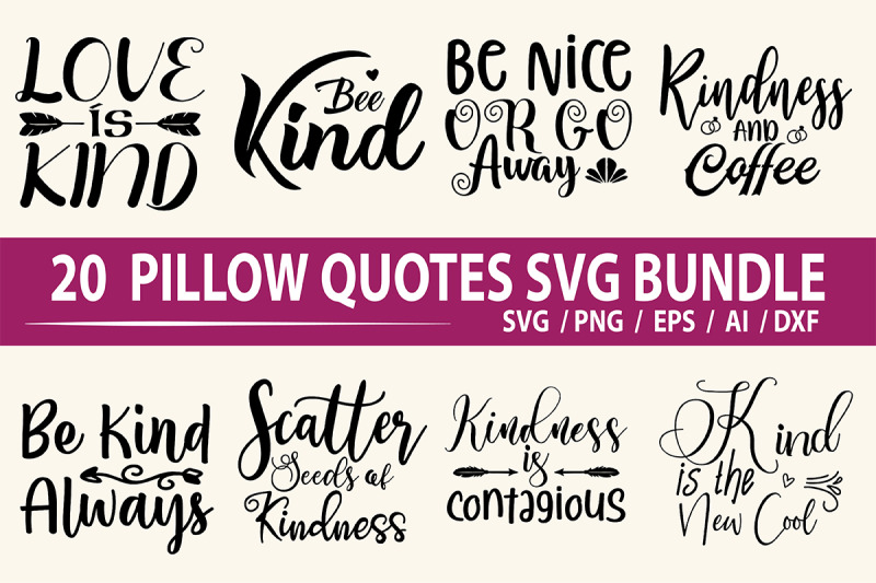 pillow-svg-bundle