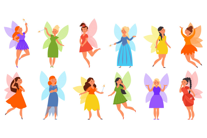 little-fairy-collection-kids-fairies-in-dress-funny-magical-girls-wi