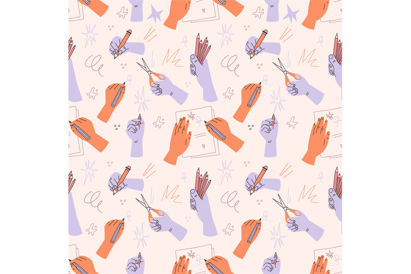 seamless-human-hands-pattern-arms-hold-various-stationery-persons-wr