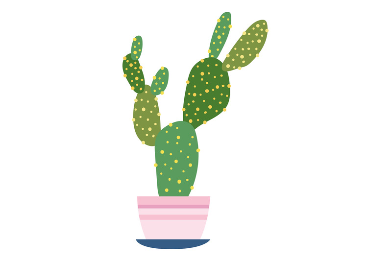 potted-cactus-with-big-green-pads-cute-house-plant