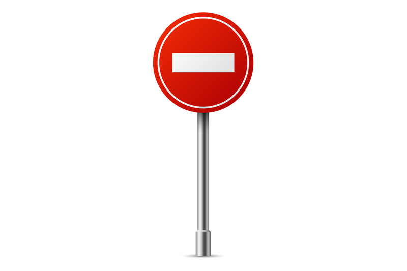 realistic-no-enter-sign-red-round-road-circle-board