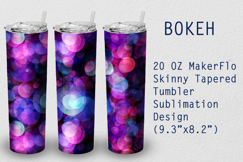 tumbler-tapered-20-oz-sublimation-bokeh-wrap-design