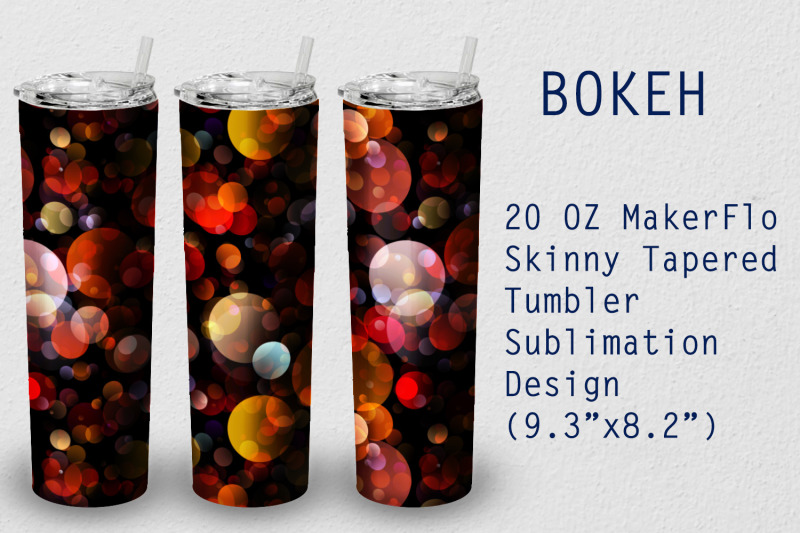 tumbler-tapered-20-oz-sublimation-bokeh-wrap-design