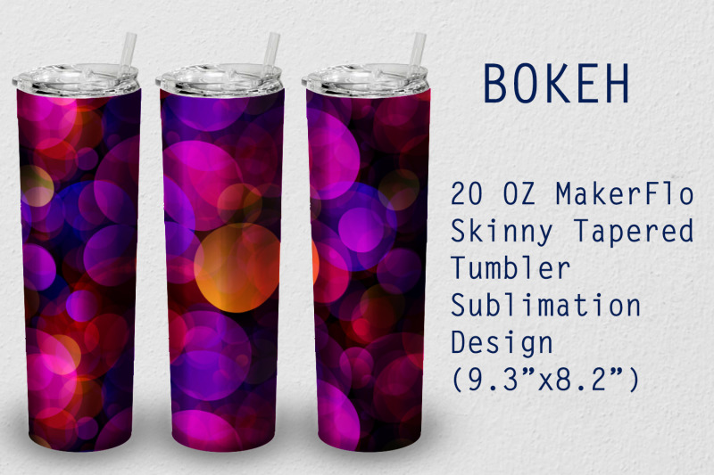 tumbler-tapered-20-oz-sublimation-bokeh-wrap-design