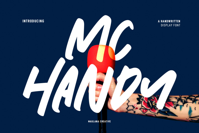 mc-handy-handwritten-display-font