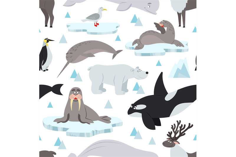 arctic-animals-pattern-children-animal-antarctic-print-north-polar-w