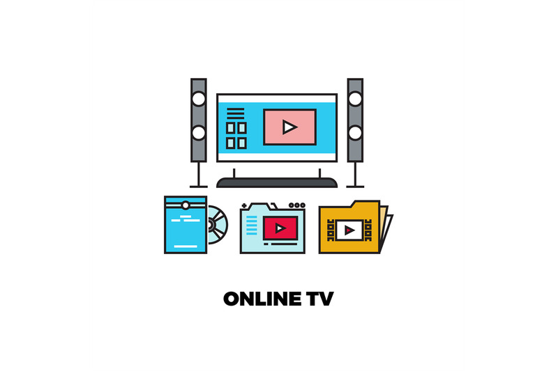 online-tv-service-outline-folders-video-movie-database-internet-ent