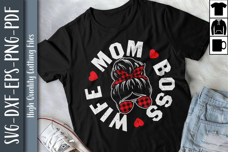 wife-mom-boss-golden-heart-love-gift