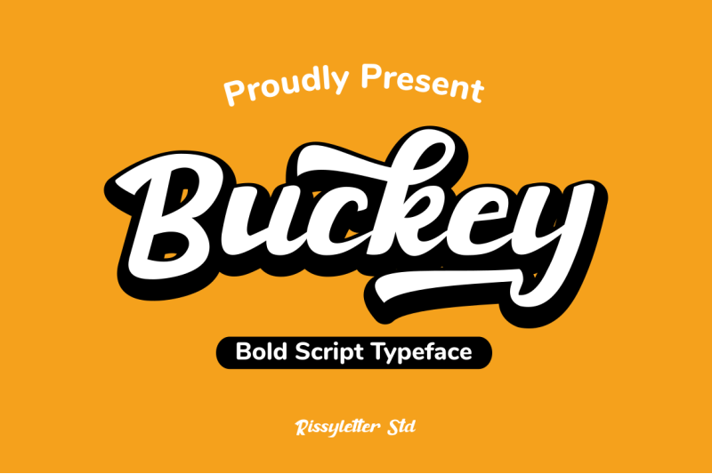 buckey-bold-script-font
