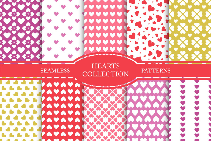 colorful-hearts-seamless-patterns
