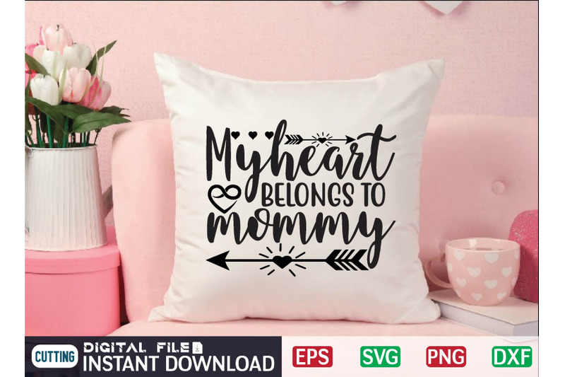 myheart-belongs-to-mommy-svg-design