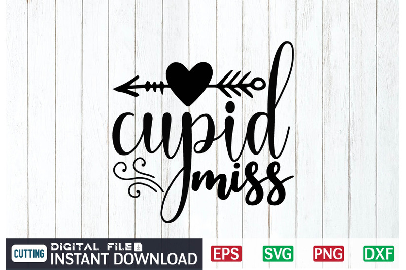 cupid-miss-svg-design