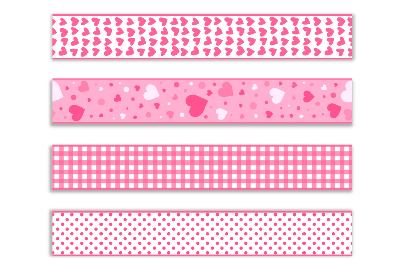 valentines-seamless-ribbons-pink-ribbons-valentine-template