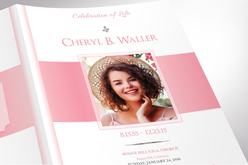white-pink-tabloid-funeral-program-word