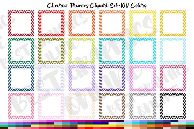 chevron-blank-frame-zigzag-digital-square-frames-clipart