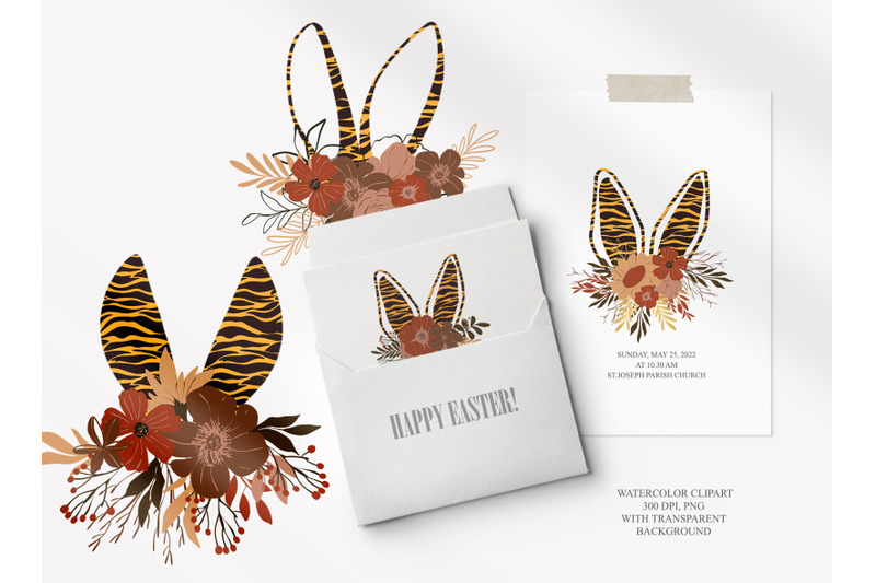 cute-tiger-bunny-ears-sublimations-clipart-5-png-files