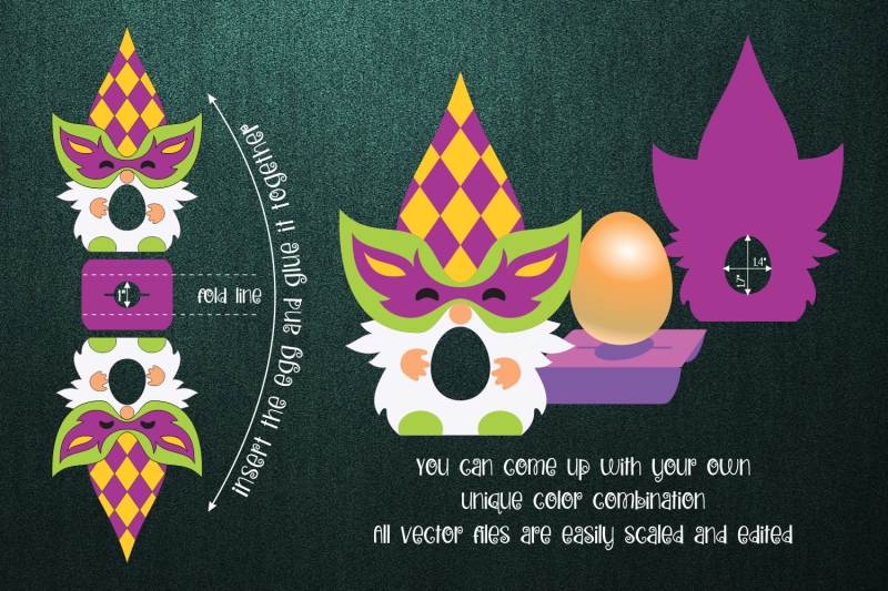 mardi-gras-gnome-egg-holder-template-svg