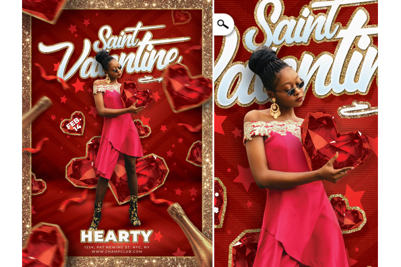 saint-valentine-day-party-flyer