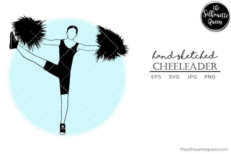 hand-drawn-cheeleader-vector-sketch