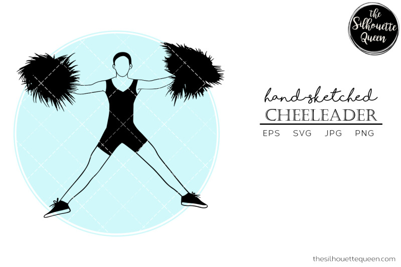 hand-drawn-cheeleader-vector-sketch